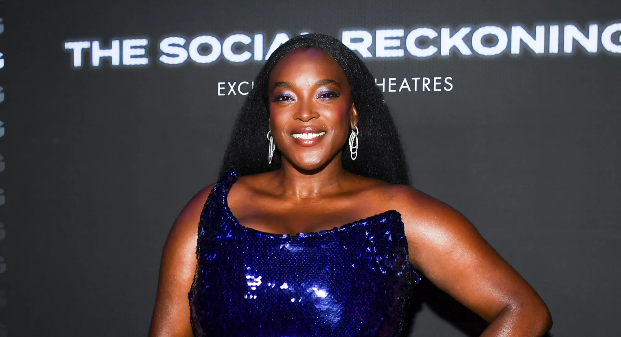 Wunmi Mosaku Shimmers in Scintillating Christian Siriano