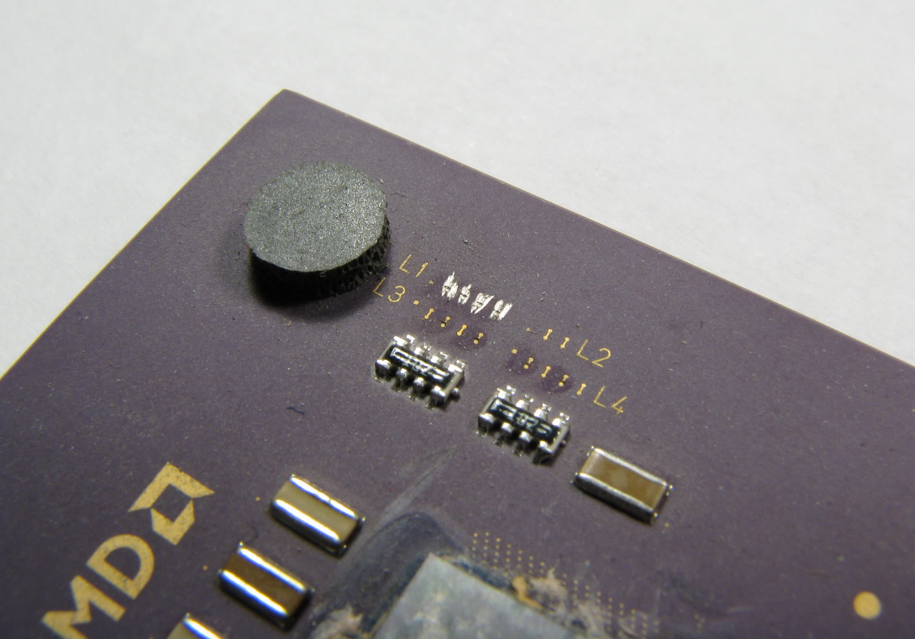Which AMD CPUs were famously unlocked for overclocking using the "pencil trick"?