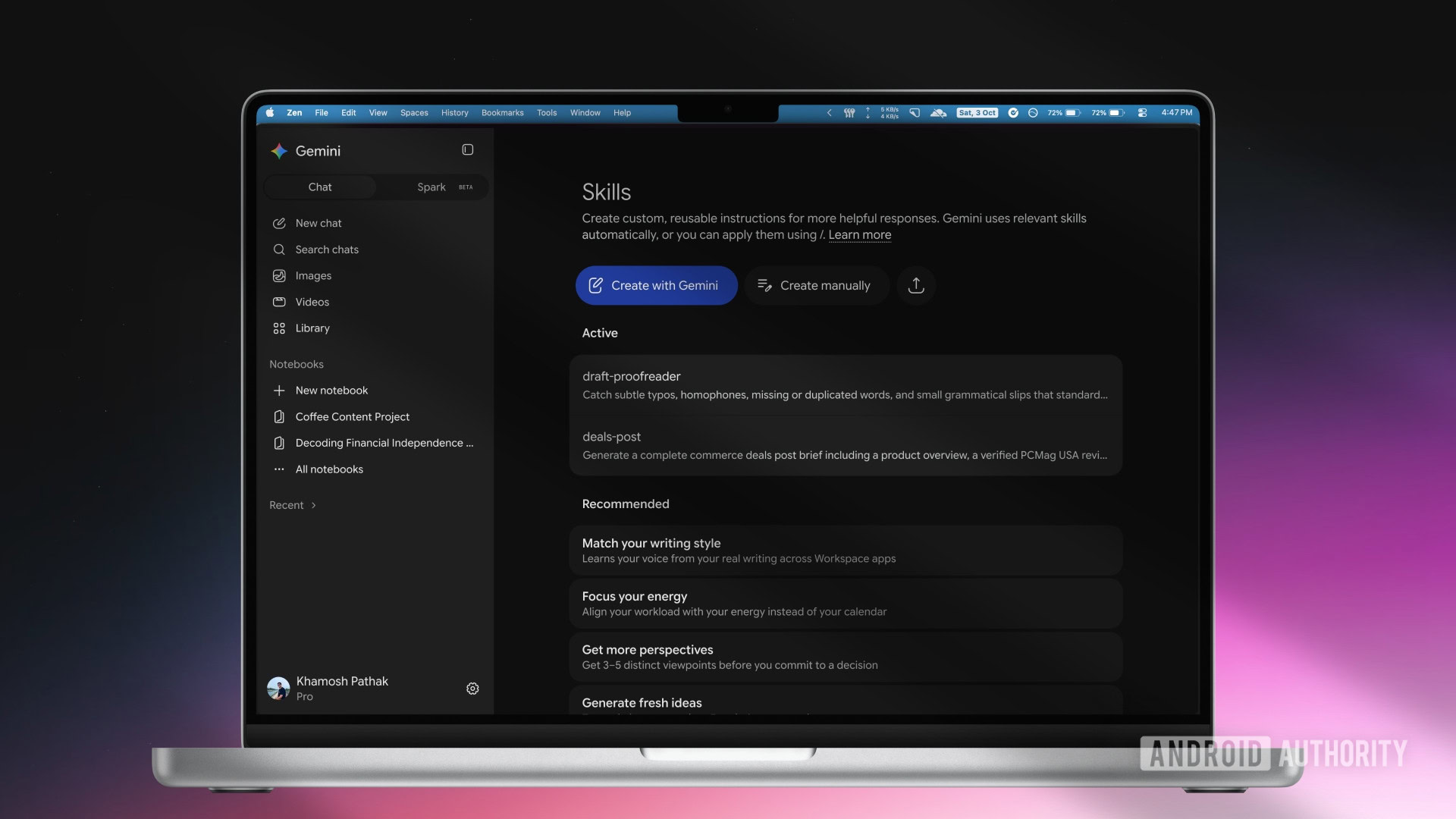 Google just replaced Gemini Gems with Skills. Here’s how to use and master them