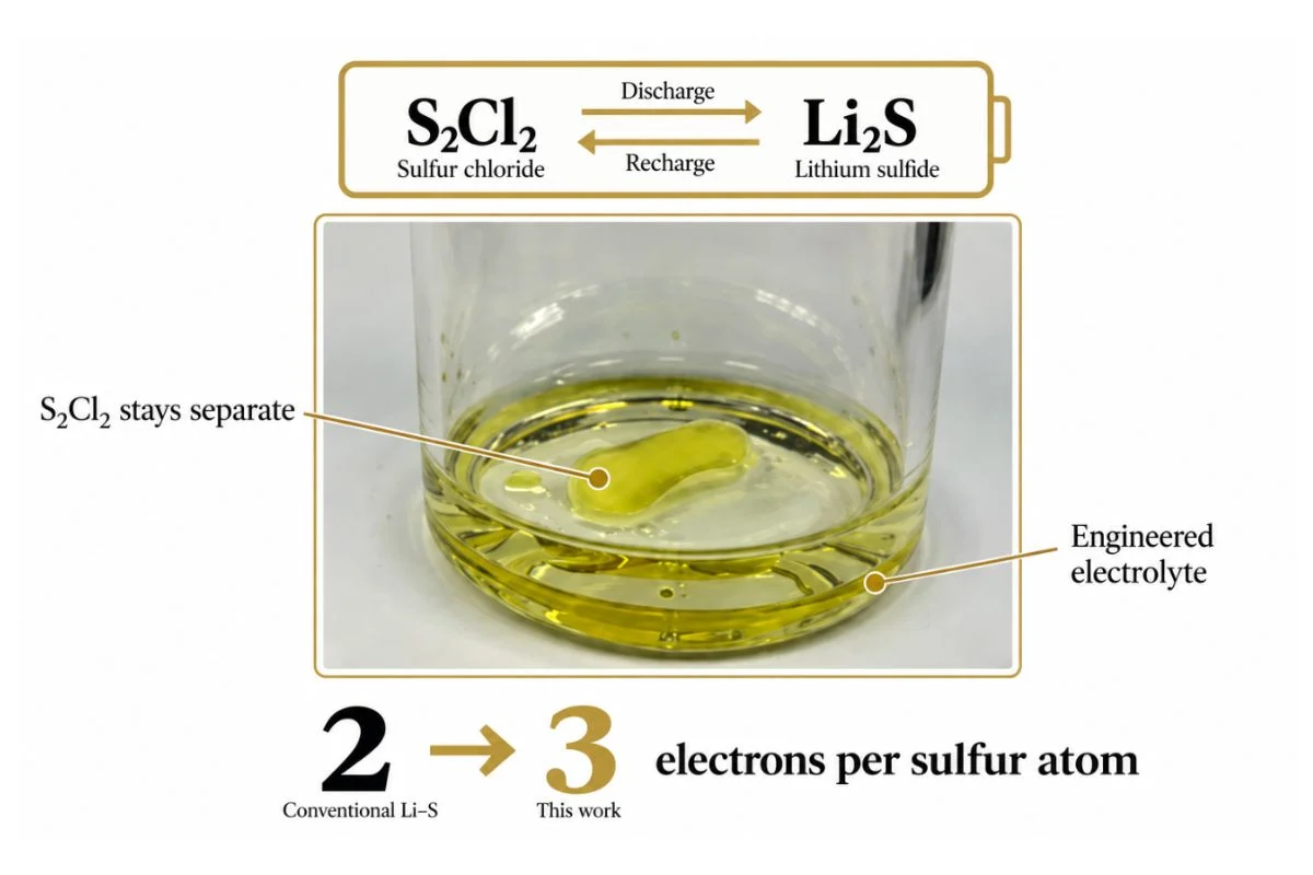Researchers explore potential of lithium-sulphur batteries