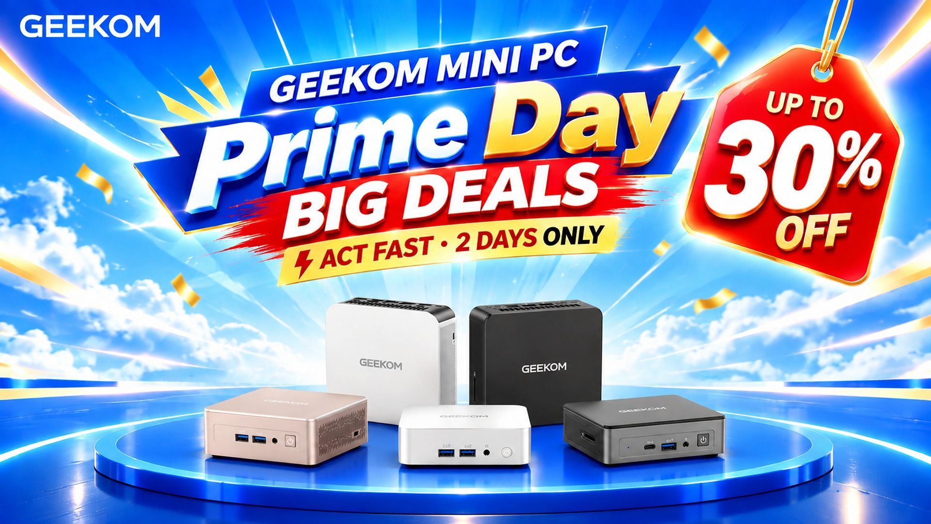 Grab one of Geekom's reliable mini Windows PCs during Prime sales