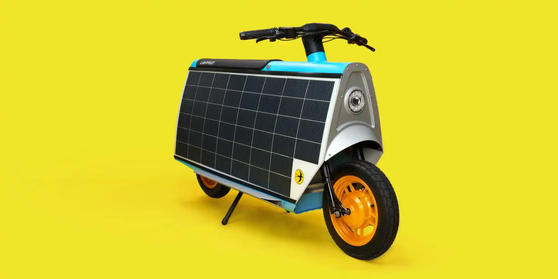 This funky solar electric scooter could handle your commute without ever plugging in