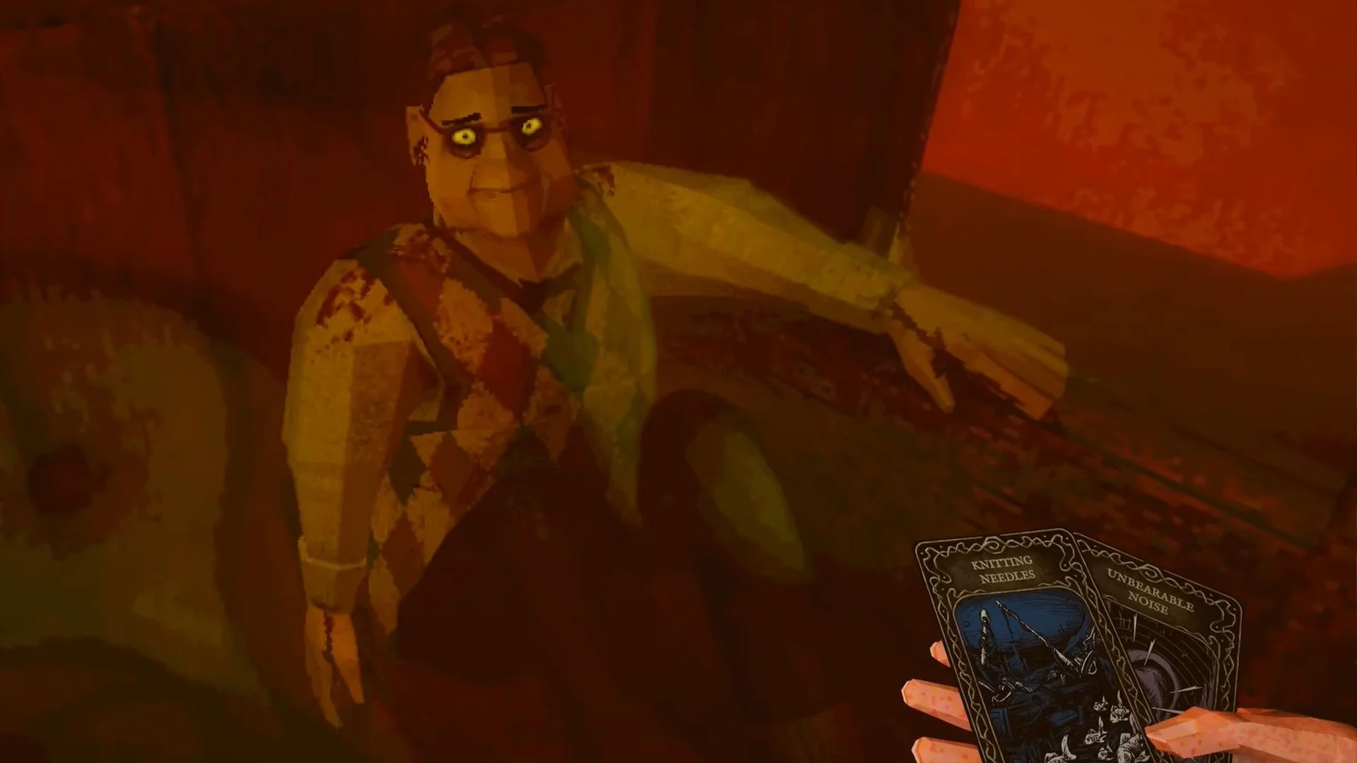 Question passengers with tarot-like cards in Dreadline Express, a train mystery with the most intriguing conversation system I've played since Her Story