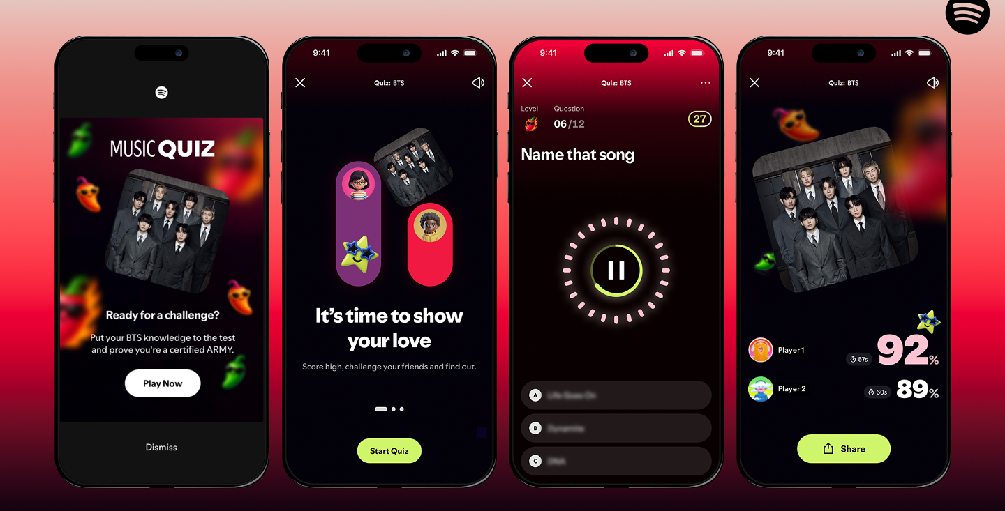 Spotify’s New Music Quiz Will Test Your Trivia Knowledge
