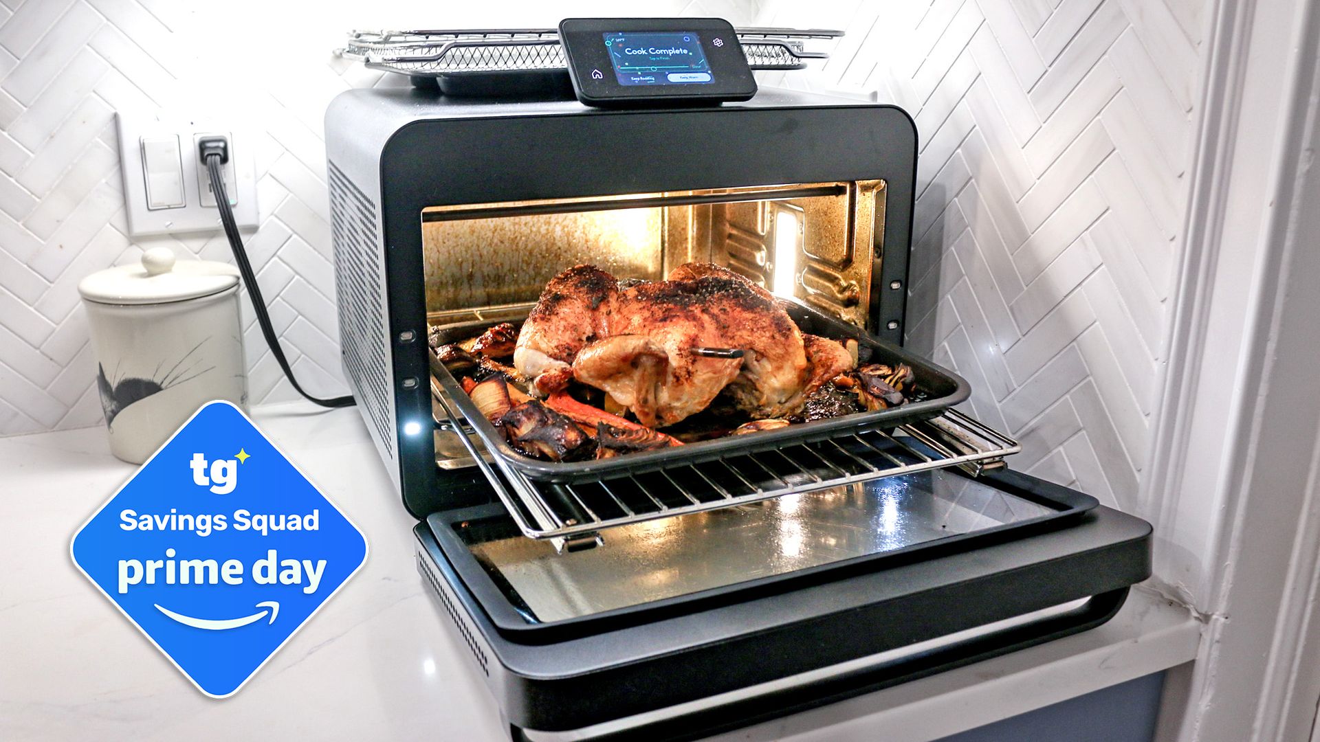 I've been using the ChefIQ smart toaster oven nearly every day for over a year, and it's $220 off for Prime Day