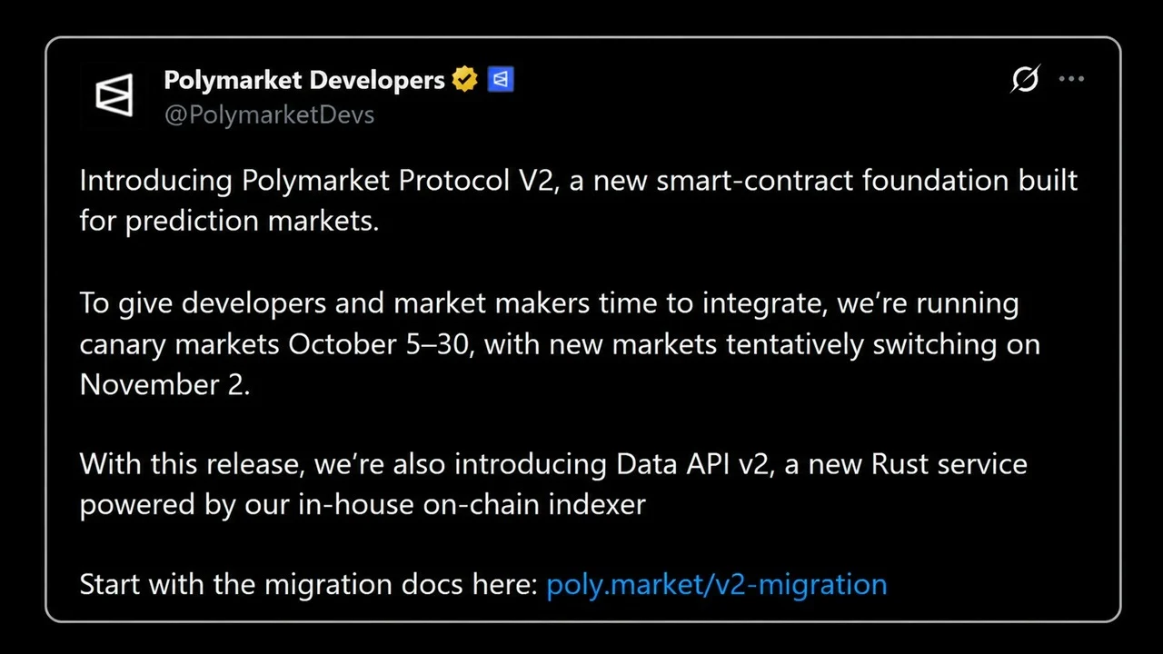 Polymarket Is Rebuilding the Engine Under Every Bet Before November 2