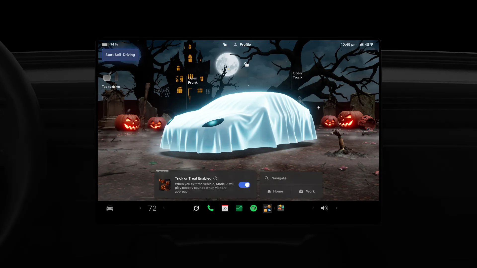 Tesla ships ‘spooky’ Halloween Mode with creepy and fun features