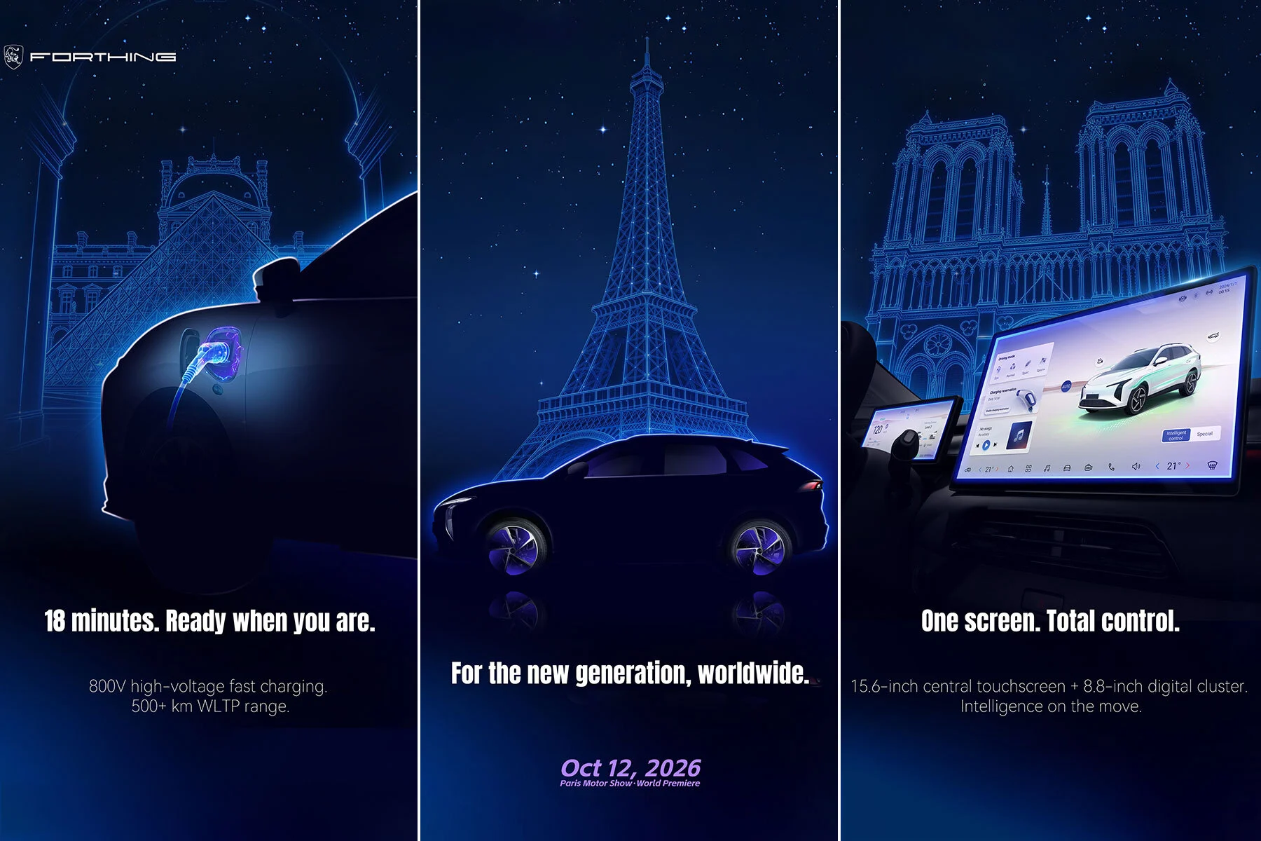 FORTHING to Unveil Two All-New Models at Paris Motor Show 2026