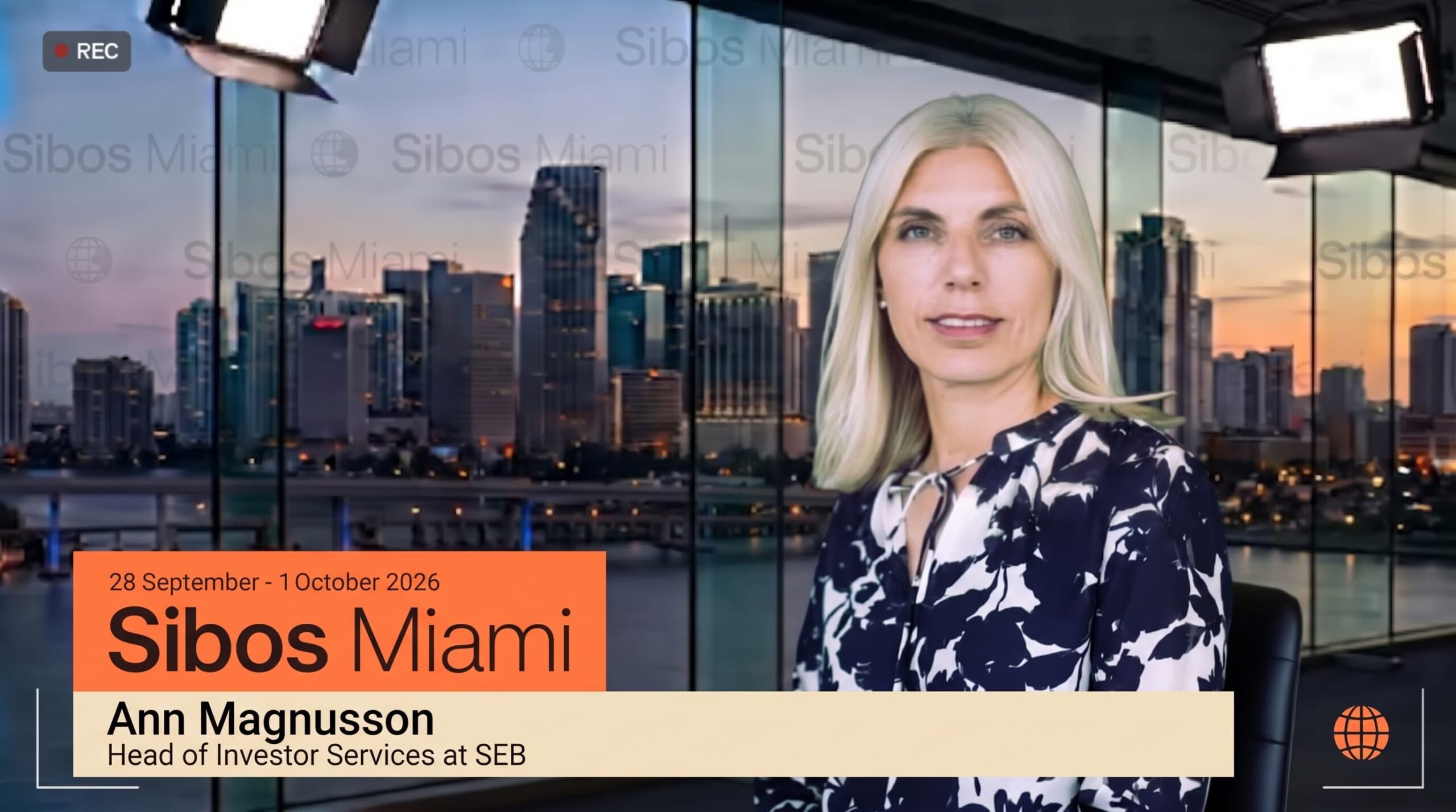 SIBOS Miami 2026: Ann Mangusson – Head of Investor Services – SEB