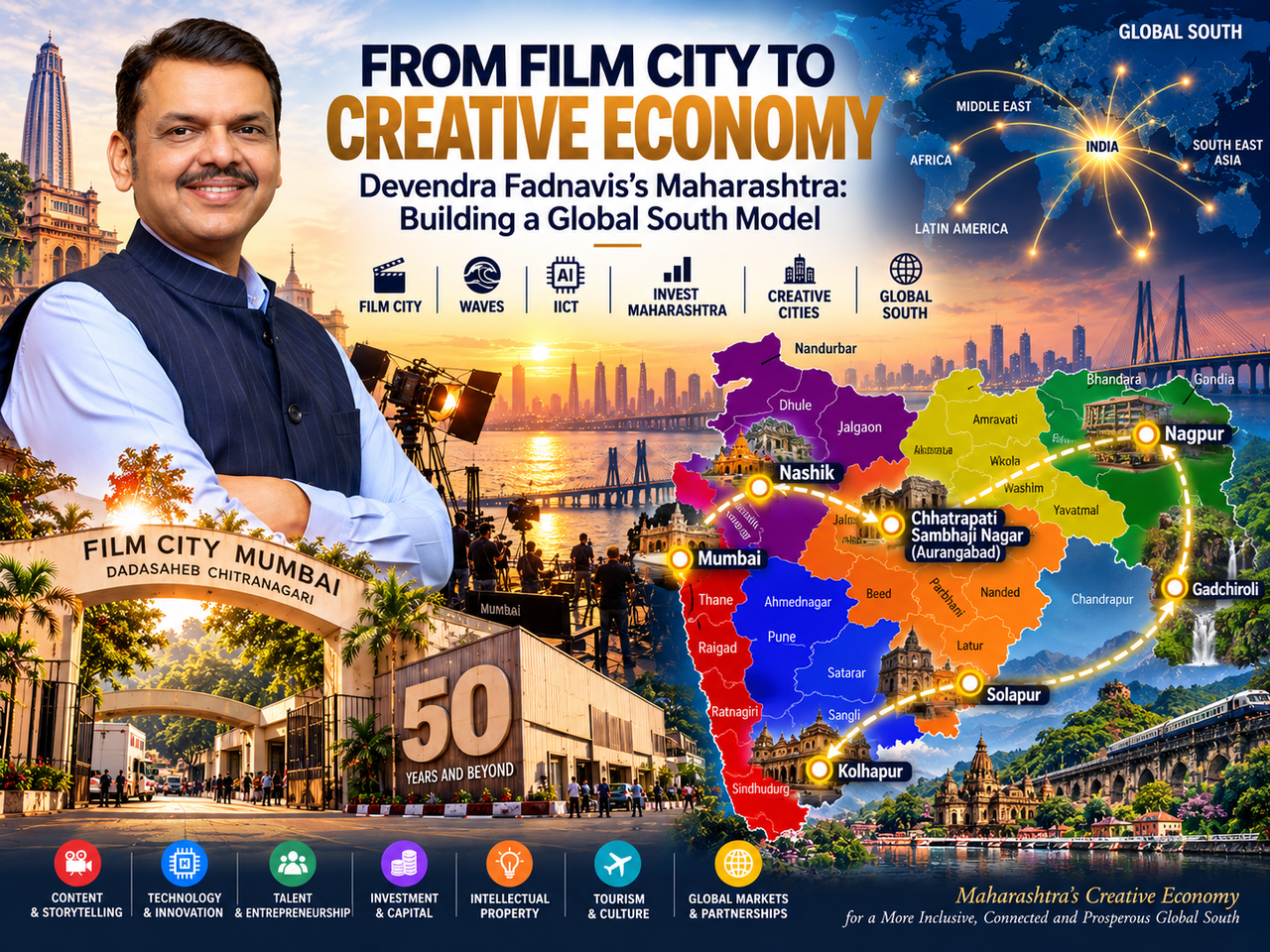 From Film City to Creative Economy: How Devendra Fadnavis’s vision for Maharashtra is building an ecosystem to lead the Global South