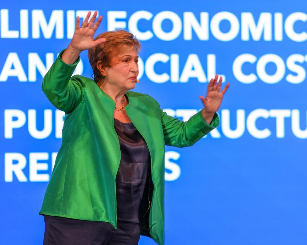 IMF chief urges governments to tighten belts as global debt levels soar