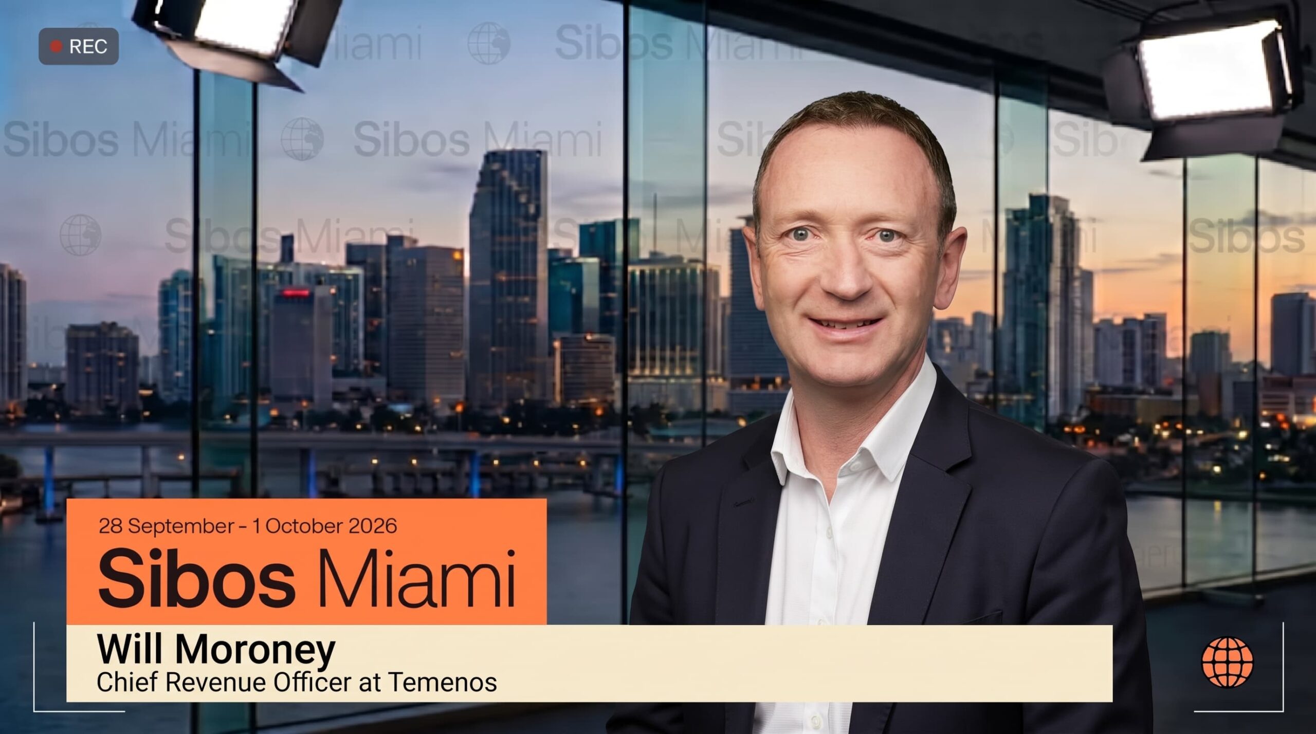 SIBOS Miami 2026: Will Moroney – Chief Revenue Officer – Temenos