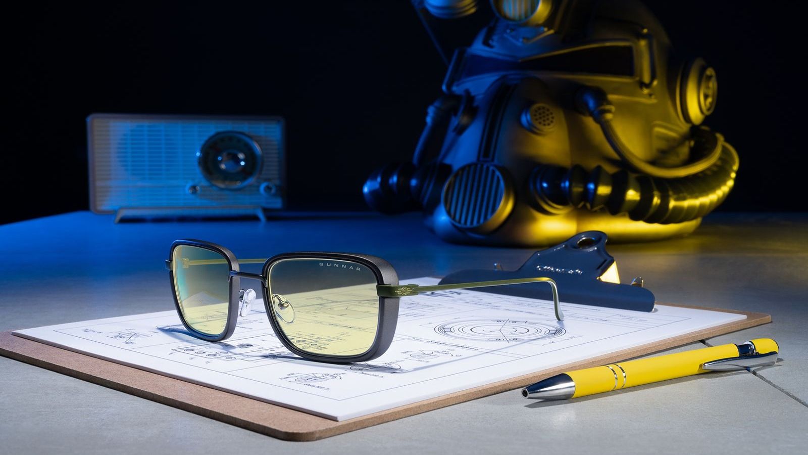 Protect your eyes from long gaming sessions with these Fallout gaming glasses