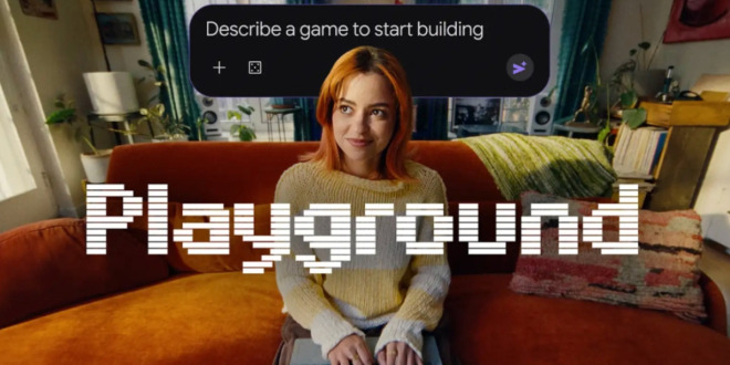 Google launches Playground for prompt-based game creation