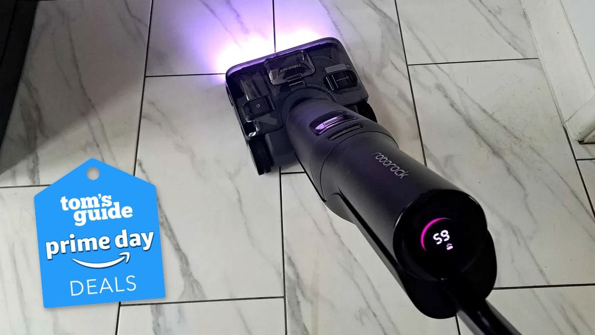 I ditched my mop and bucket for this Roborock wet floor cleaner — and it’s nearly half price for Prime Day right now