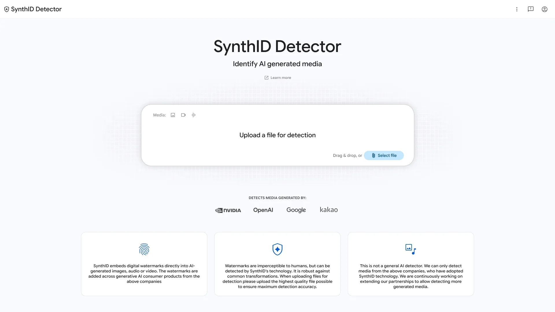 Google’s new SynthID website can identify AI-generated media