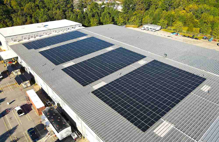 NC foodbank goes solar to protect funding for community support