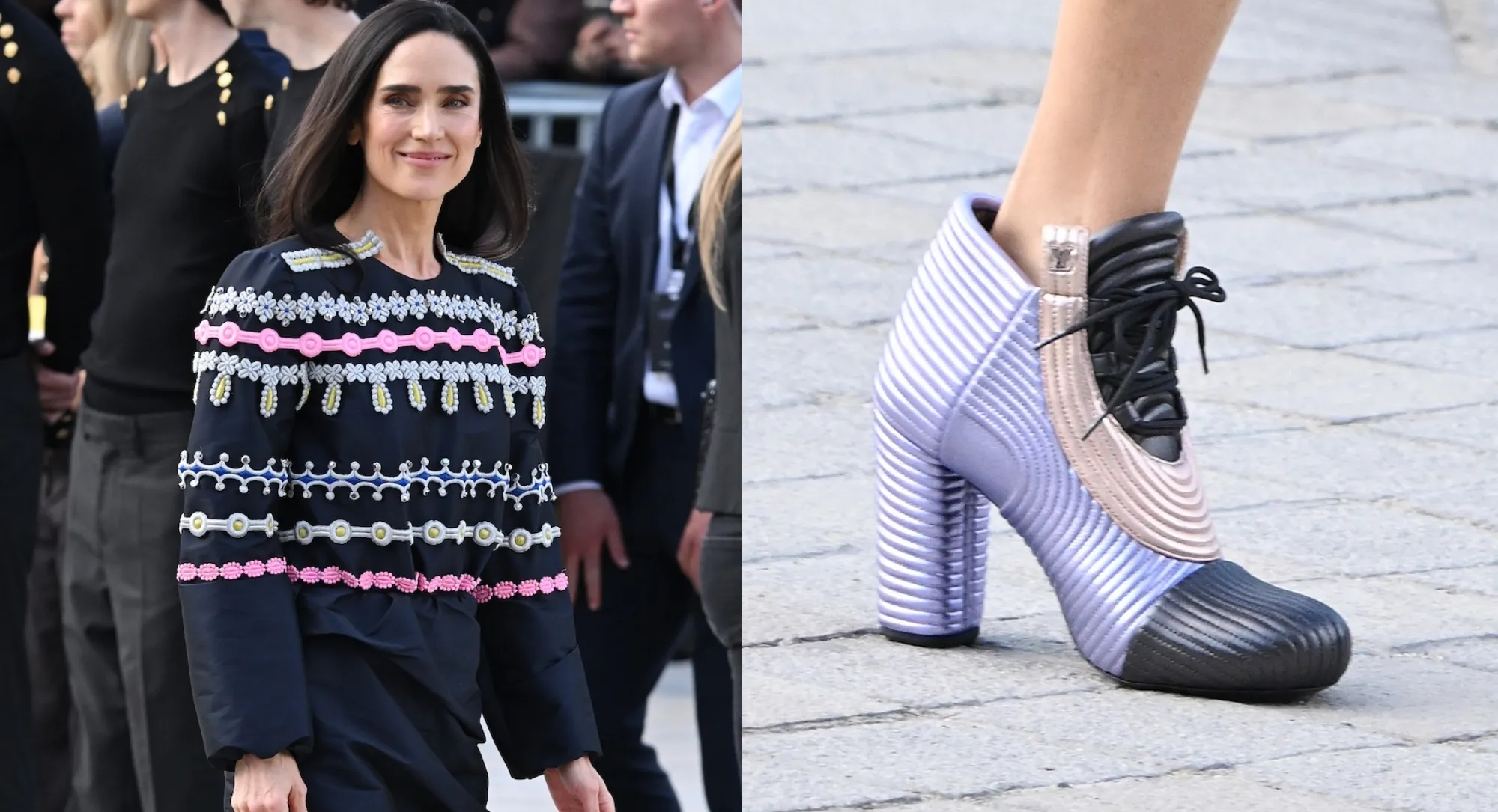 Jennifer Connelly Shows Off Louis Vuitton’s Most Boundary-Pushing Shoes at the Spring 2027 Show in Paris