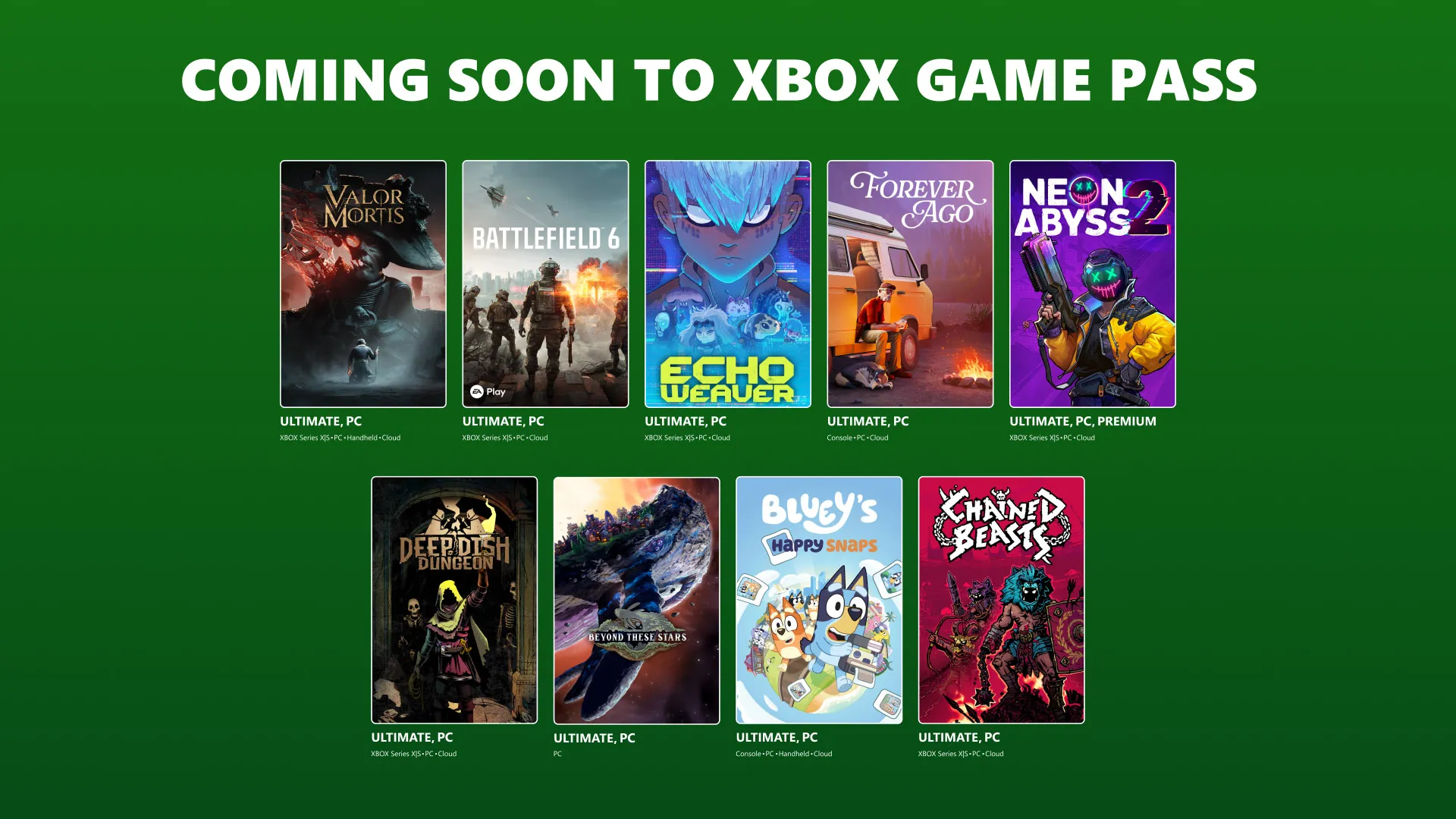 BF6 Reports for Duty on Xbox Game Pass While Clair Obscur Gets Gommaged in October