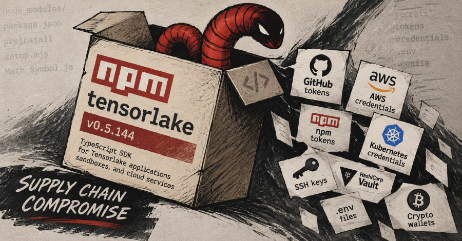 Tensorlake npm Package Compromised to Deliver Shai-Hulud Credential-Stealing Worm