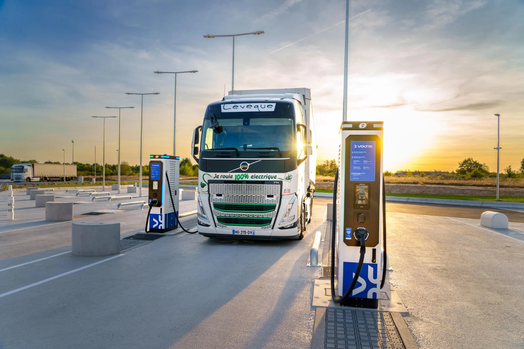 Voltix opens France’s most powerful truck charging station