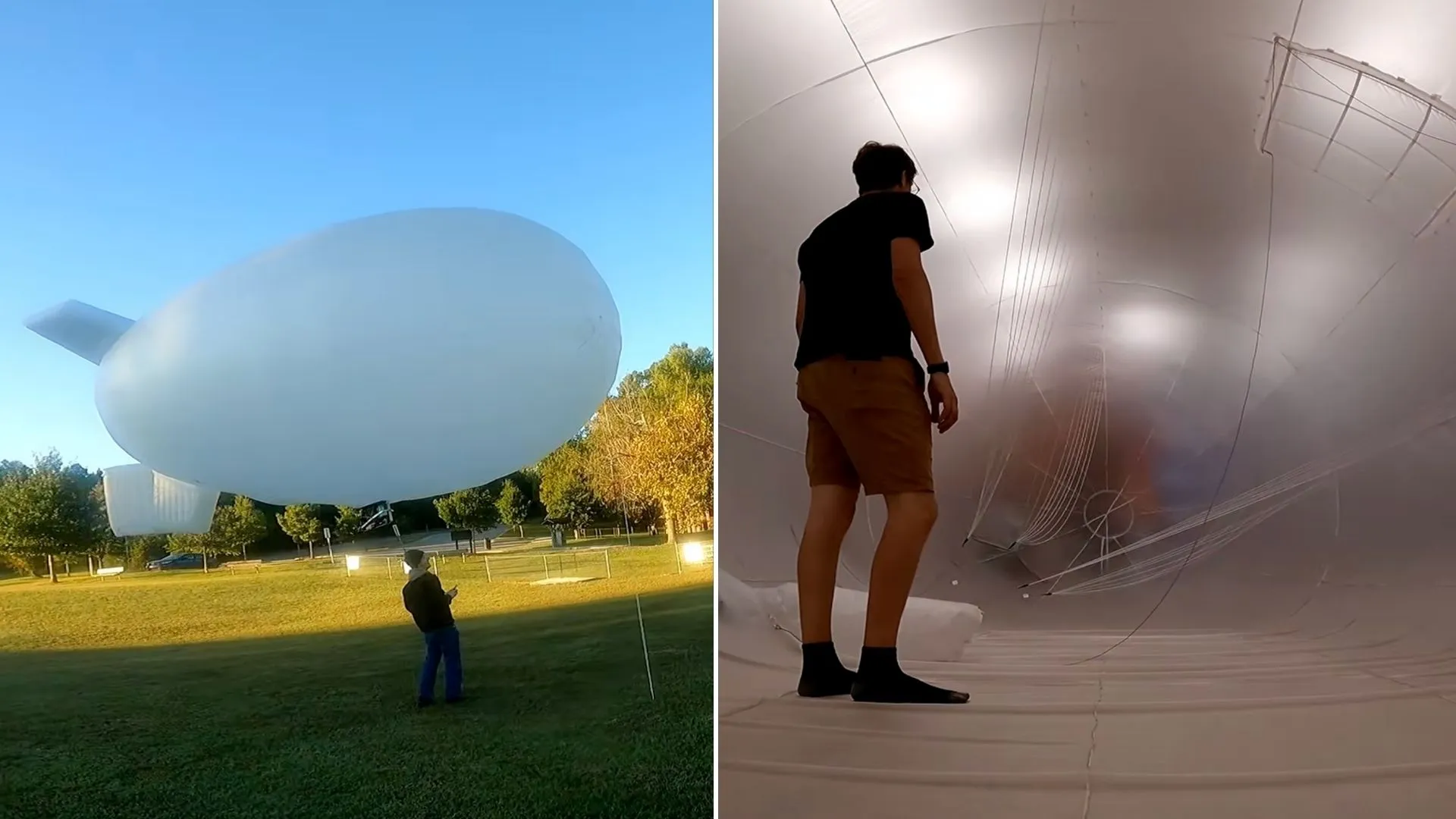 Watch: 27-foot thermal airship built from fabric and model-aircraft parts takes flight