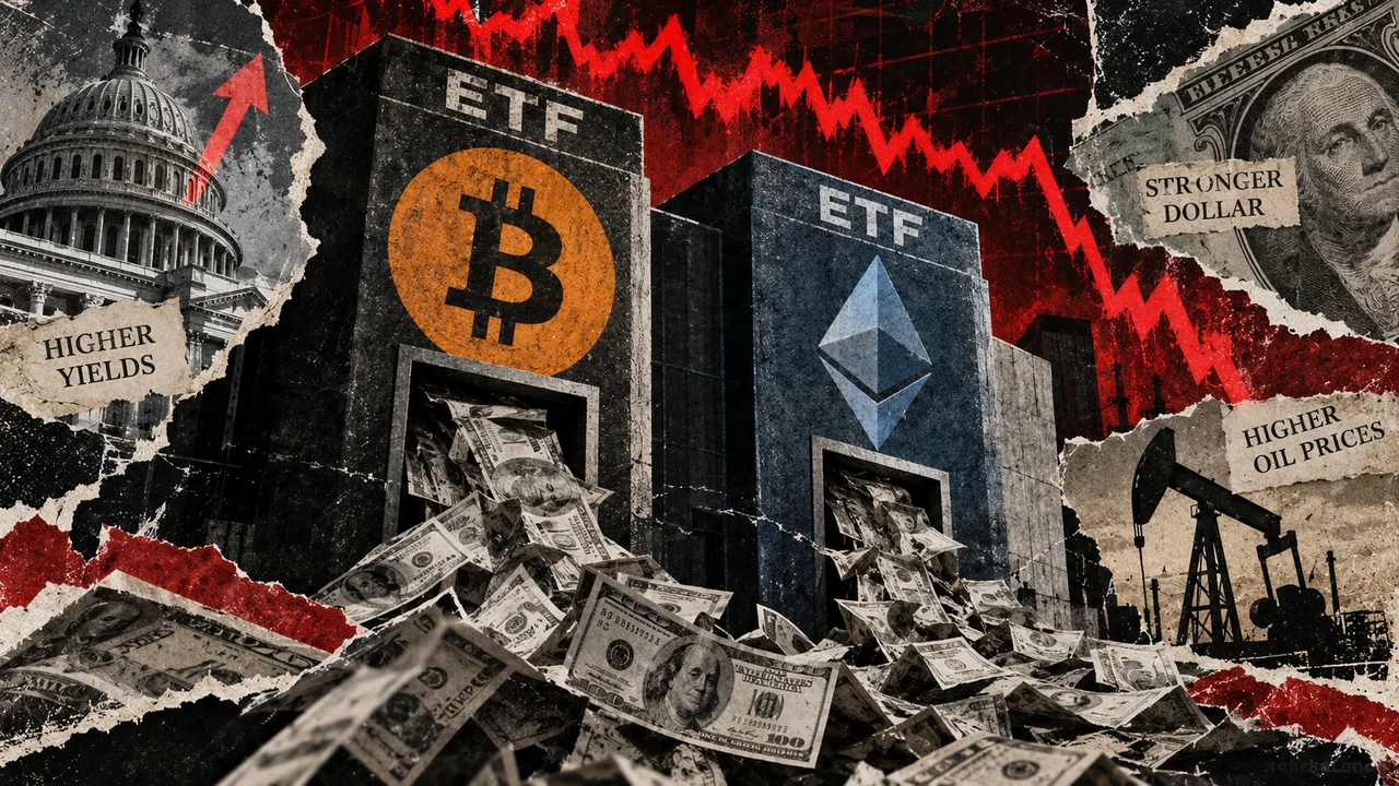 Bitcoin ETFs suffer biggest exodus since June as Ethereum withdrawals hit nine-month high