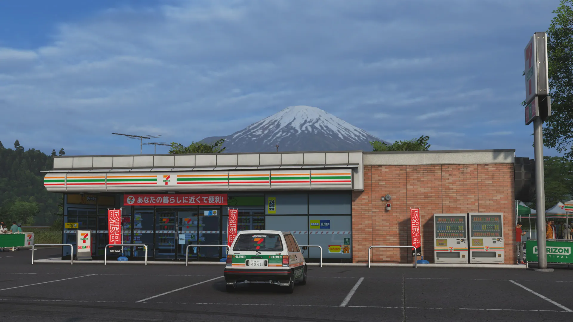 7-Eleven convenience store location in Forza Horizon 6