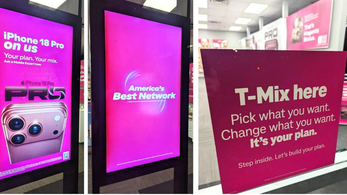 Spotted in the wild: T-Mobile’s new ‘T-Mix’ plans hit store displays