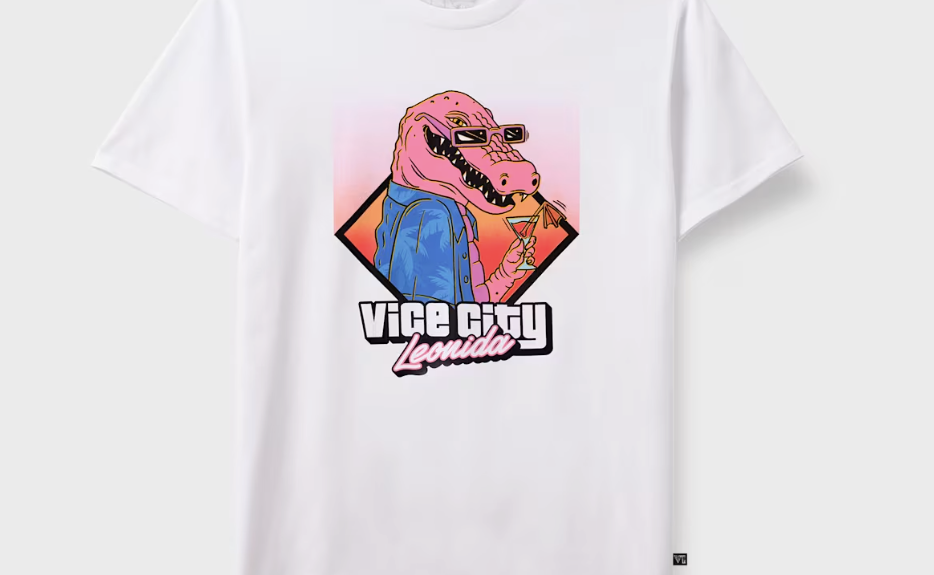 GTA 6 Merch Revealed, Including T-Shirt With Alligator Wearing Sunglasses And Drinking A Cocktail