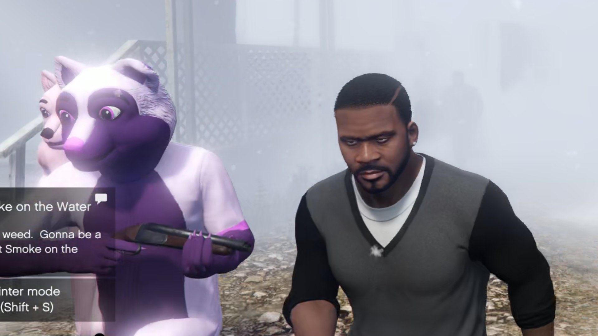 I have added roving bands of militant furries to Grand Theft Auto 5