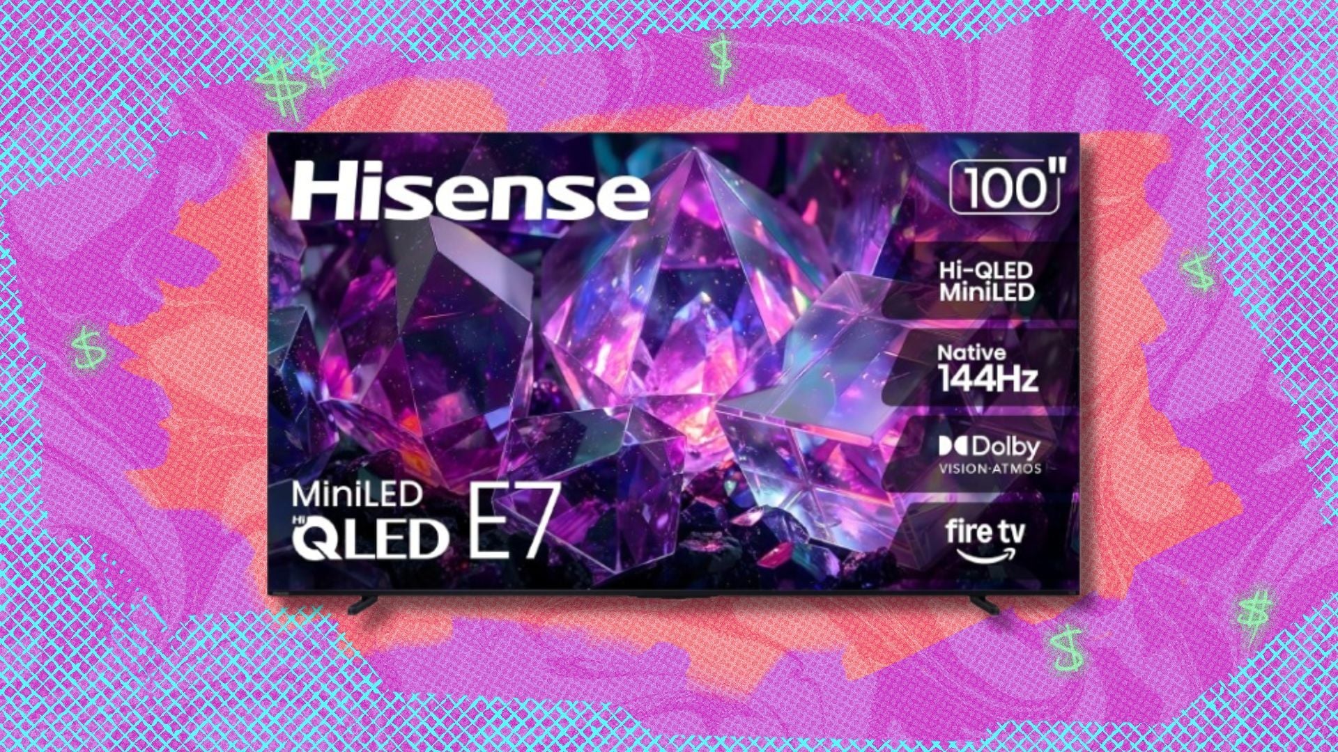 The massive 100-inch Hisense E7 Cinema Series 4K TV is on sale for over $1,300 off