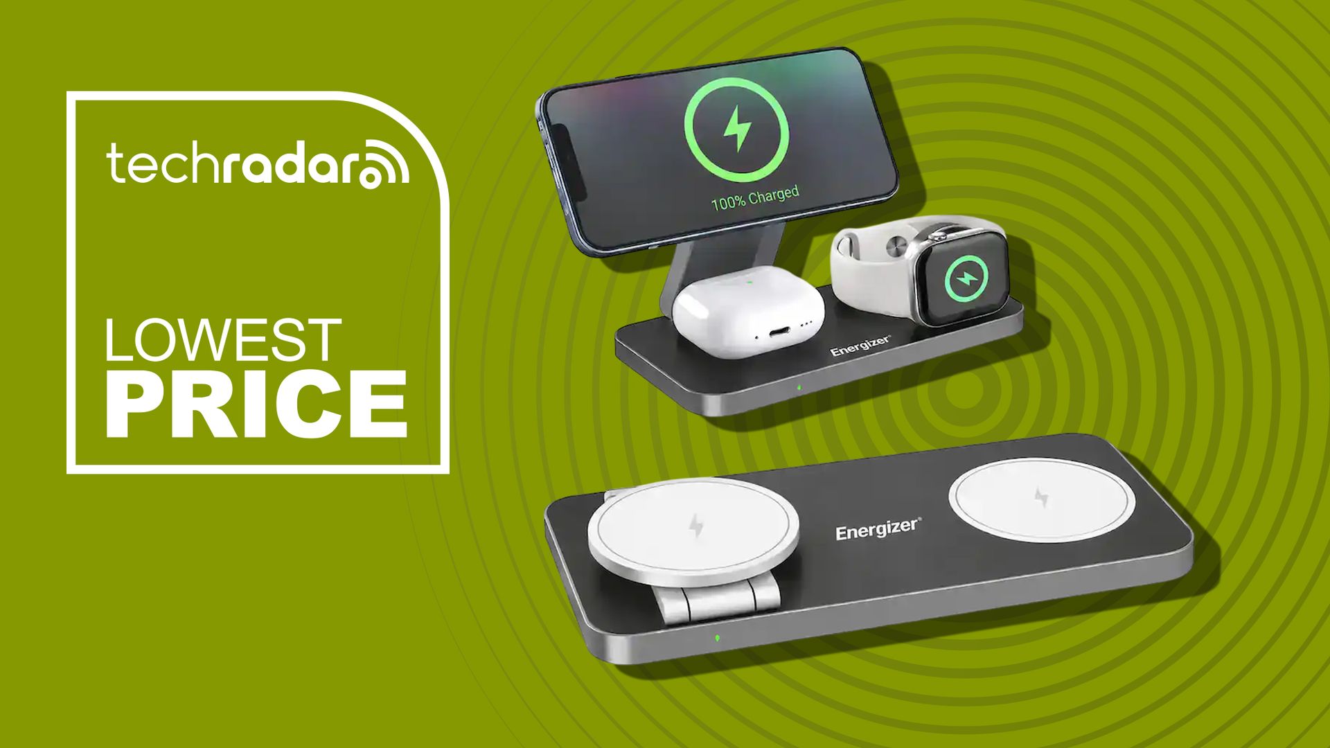 This Energizer 3-in-1 charging stand for Apple devices is 65% off