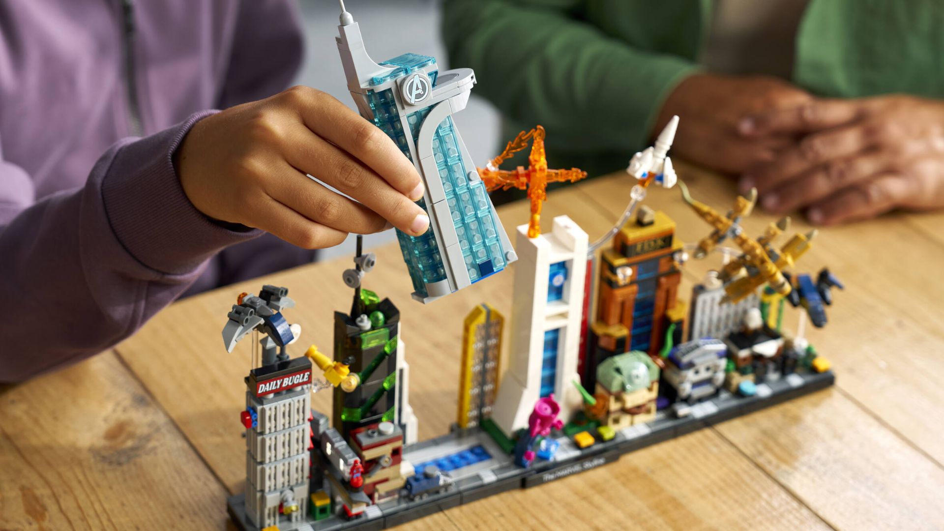 Lego Marvel Skyline revealed, and I'm living for absurd deep cuts like the 'Thanos Copter'