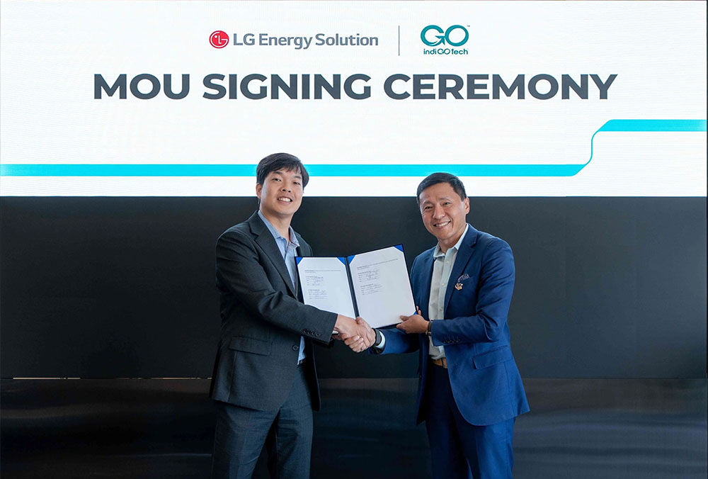 LG Energy Solution signs MoU to explore 46-series cell supply for indiGOtech EVs