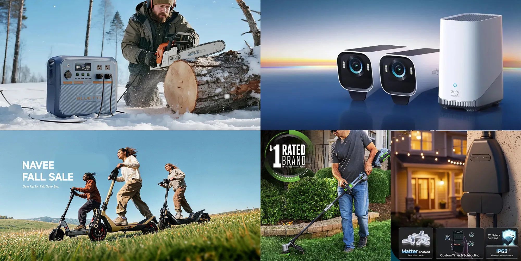 Bluetti Na(Sodium) 900Wh power station at exclusive $665 low in Encore Sale, Anker solar multi-cam kits $310 off, Navee EVs, more