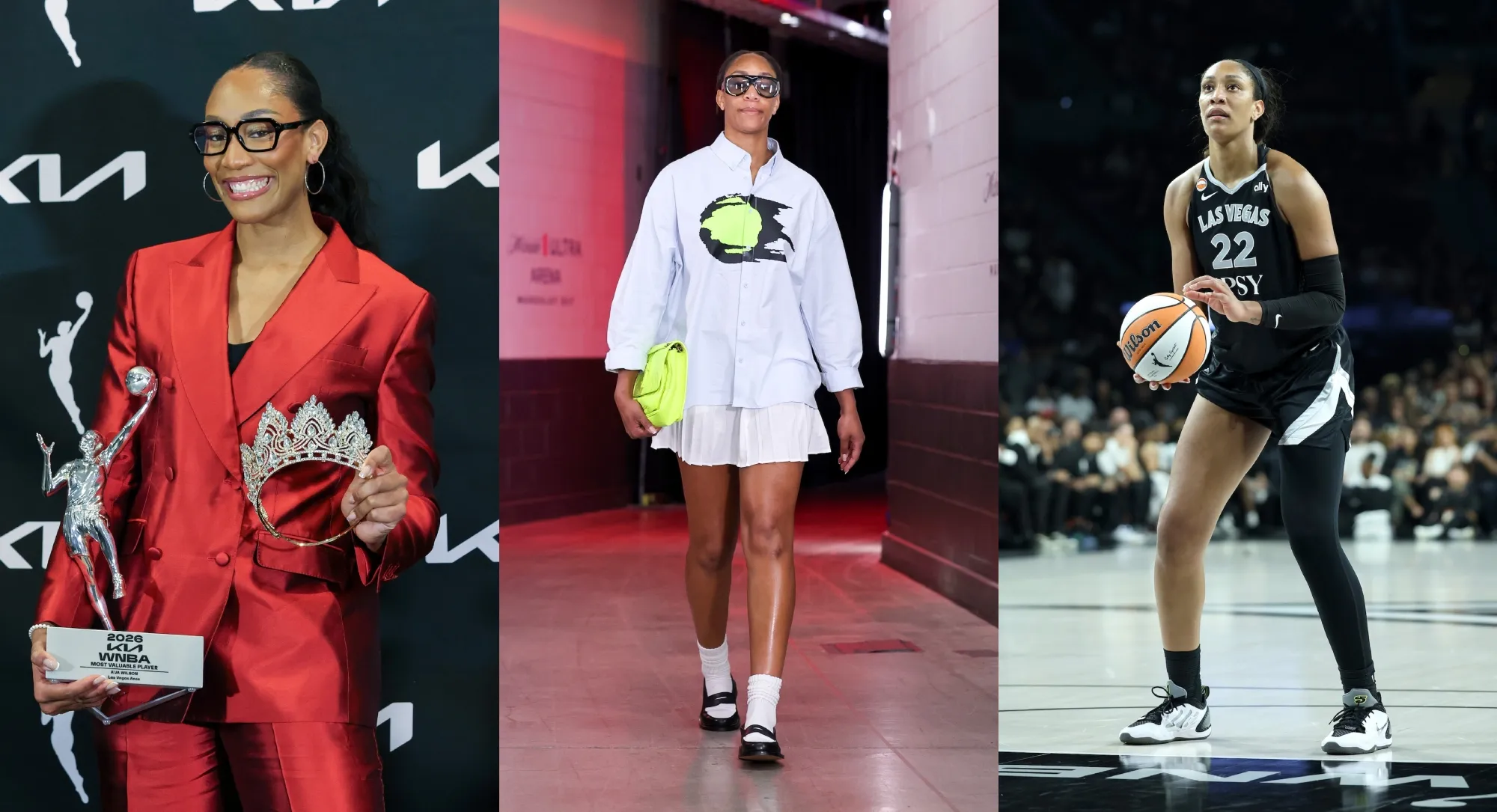 WNBA MVP A’ja Wilson’s Biggest Fashion Moments of 2026, From the Pre-game Tunnel to the Met Gala