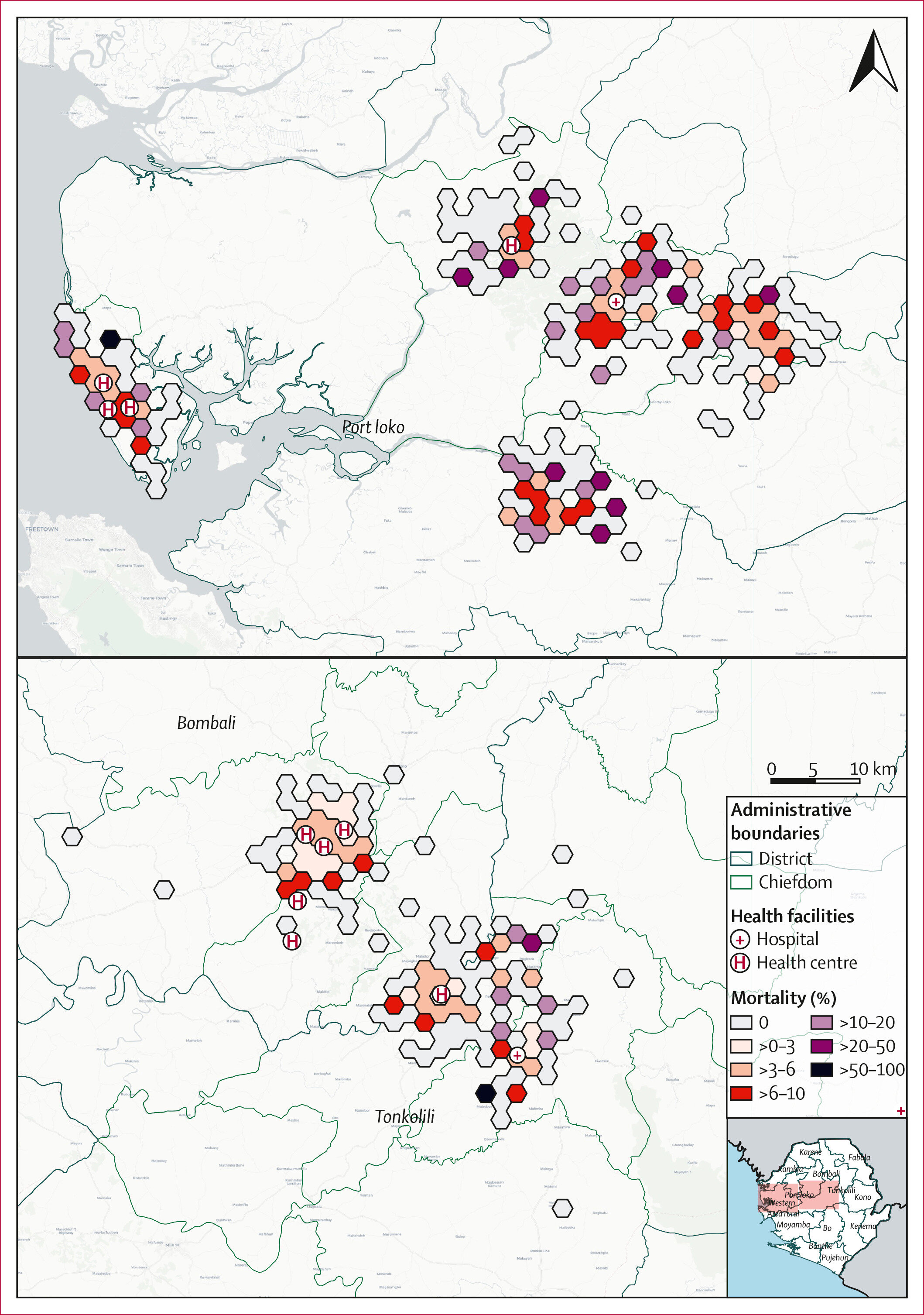 Malaria remains the leading cause of hospital admission and in-hospital death in children under 2 in Sierra Leone