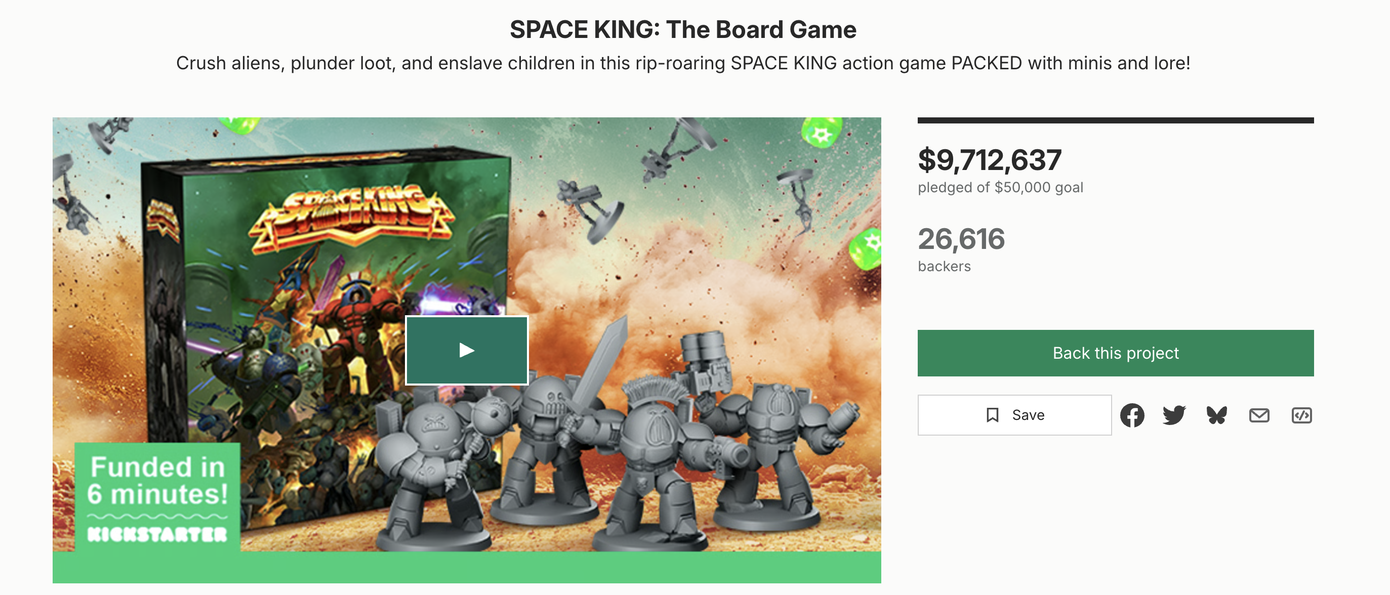How Warren James turned Space King into one of Kickstarter’s biggest board games