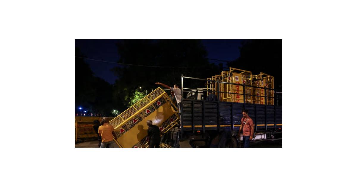 Delhi sealed off ahead of youth protest against Indian election chief