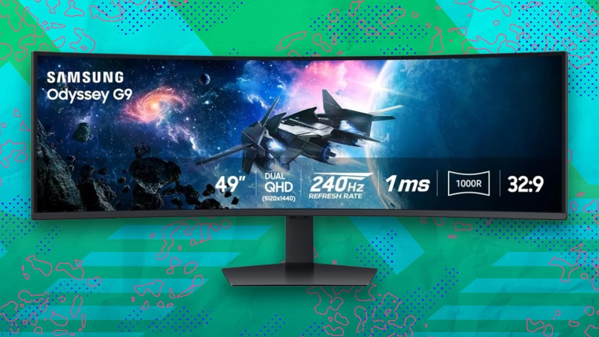 The Samsung Odyssey G9 curved gaming monitor is down to $797.99 — save over $500 this weekend