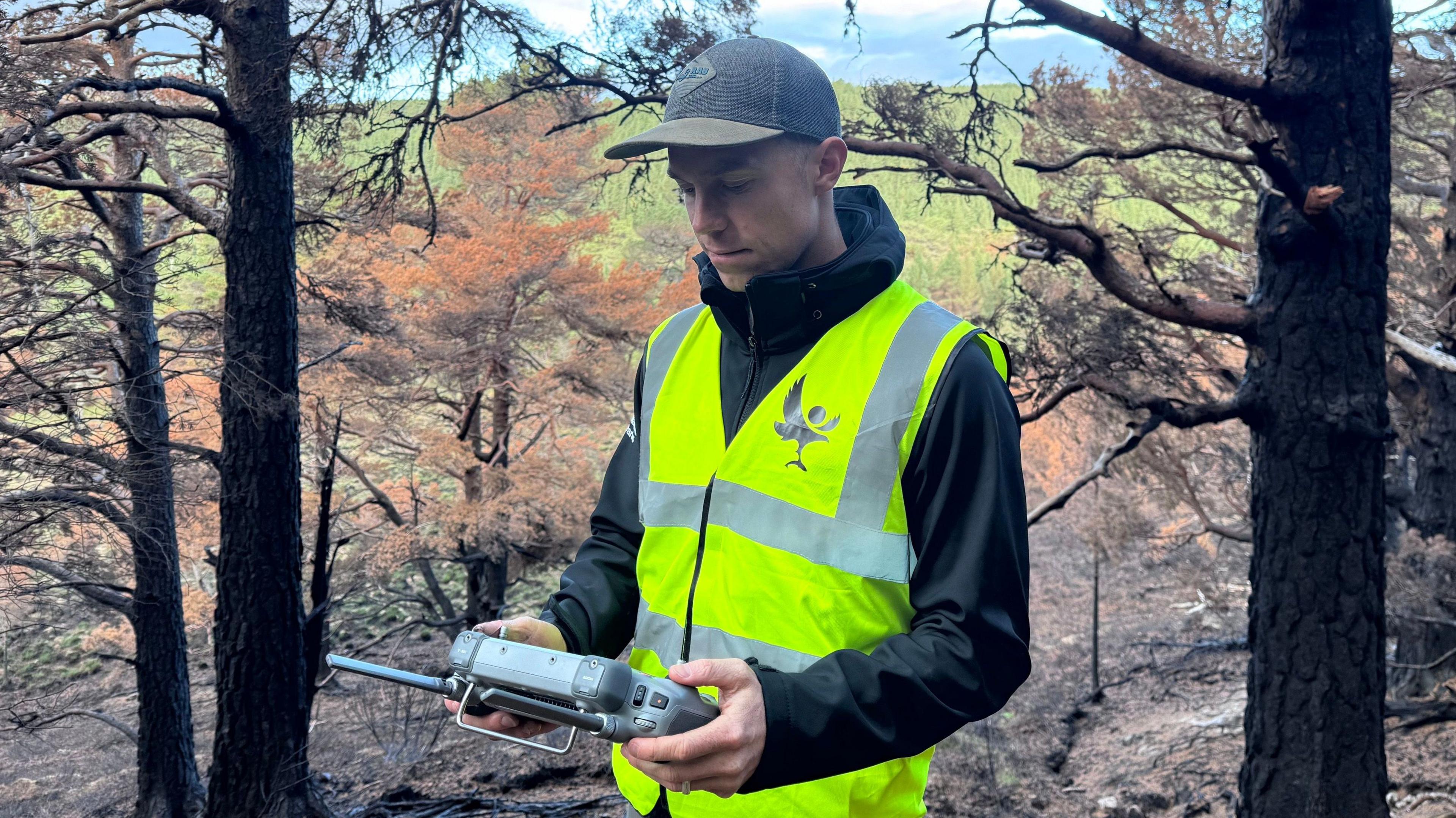 How drones are hunting fires hidden beneath the Cairngorms