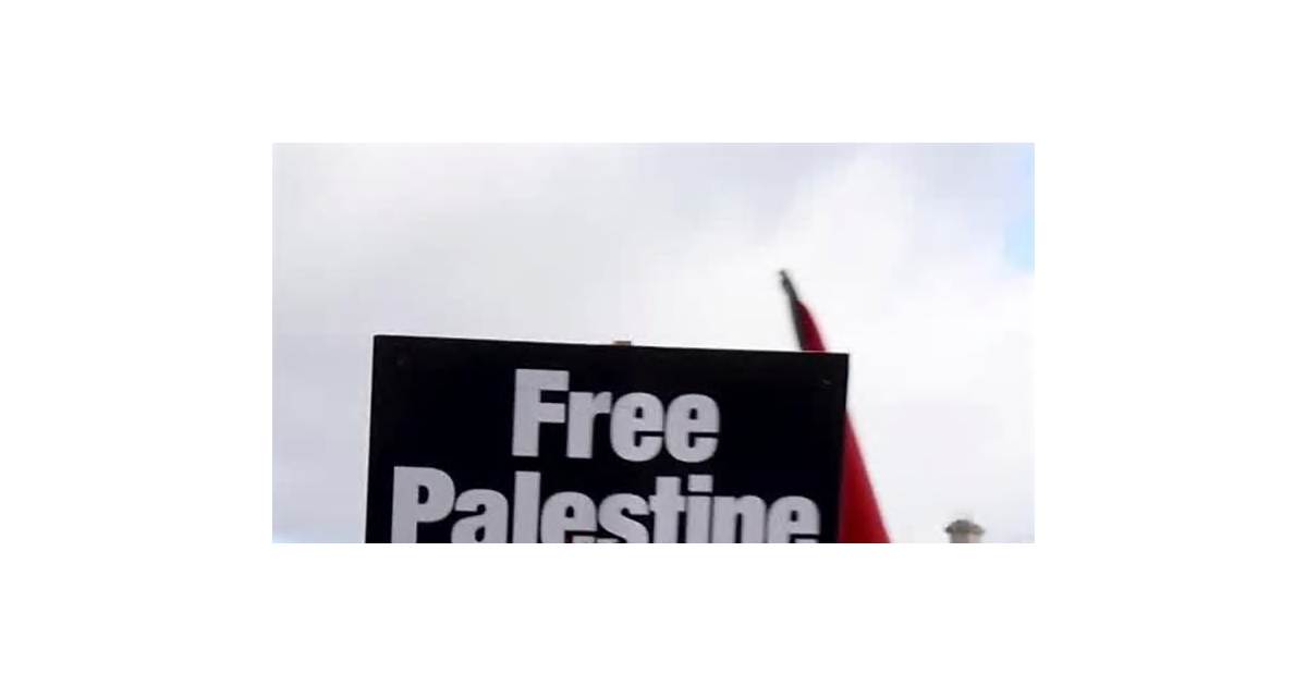 Tens of thousands take to London's streets in pro-Palestinian march