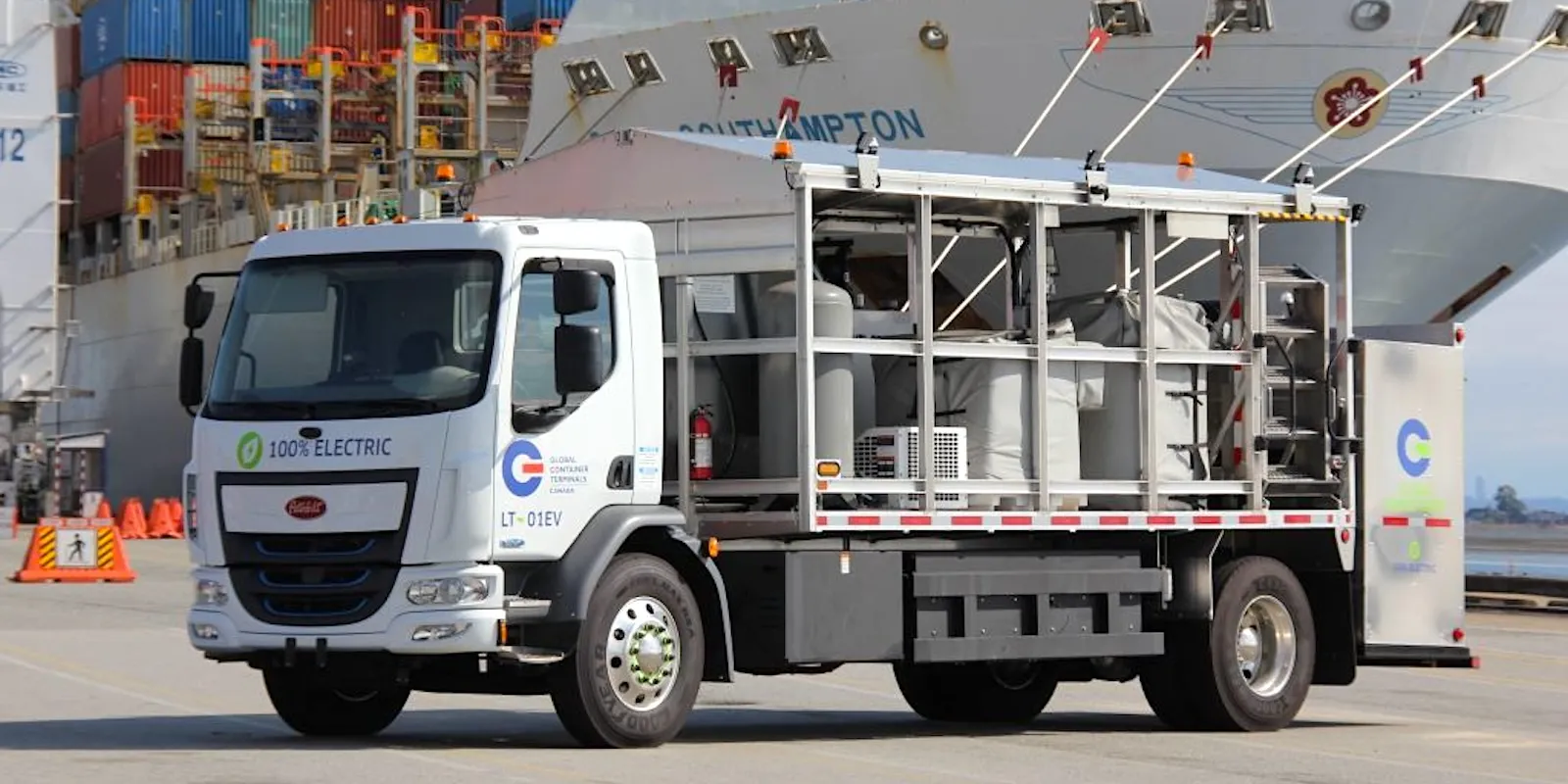 Electric trucks meet hydro power at one of Canada’s busiest ports