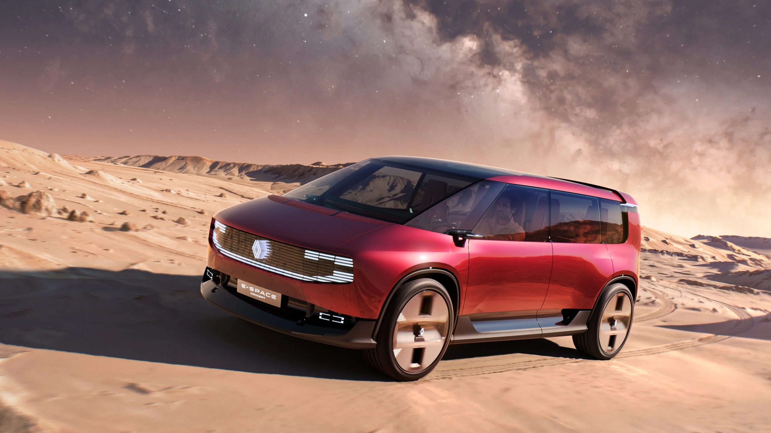 Renault’s electric study E-Space goes back to the future