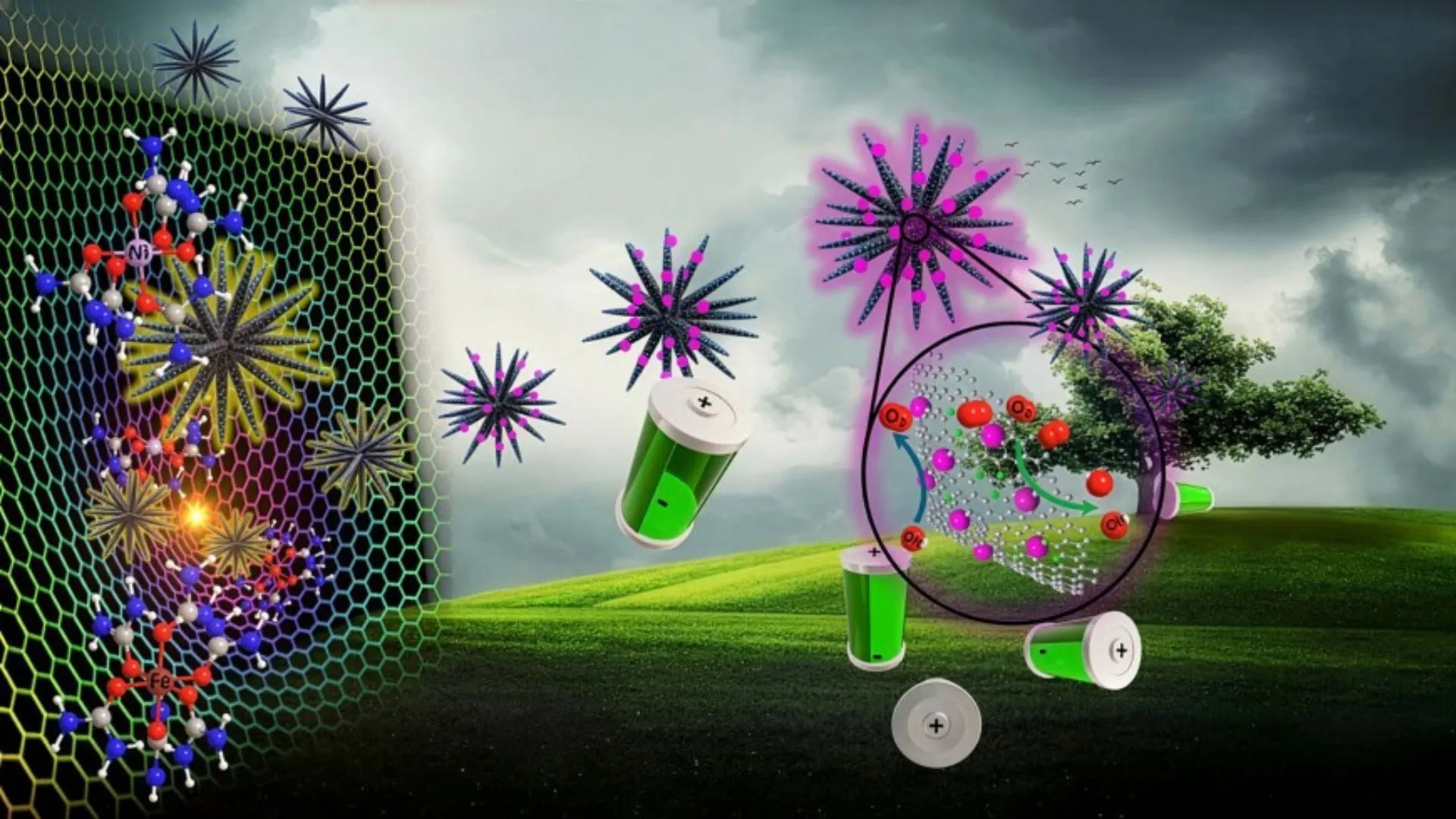 Scientists develop new catalyst for zinc-air batteries to run for over 300 hours
