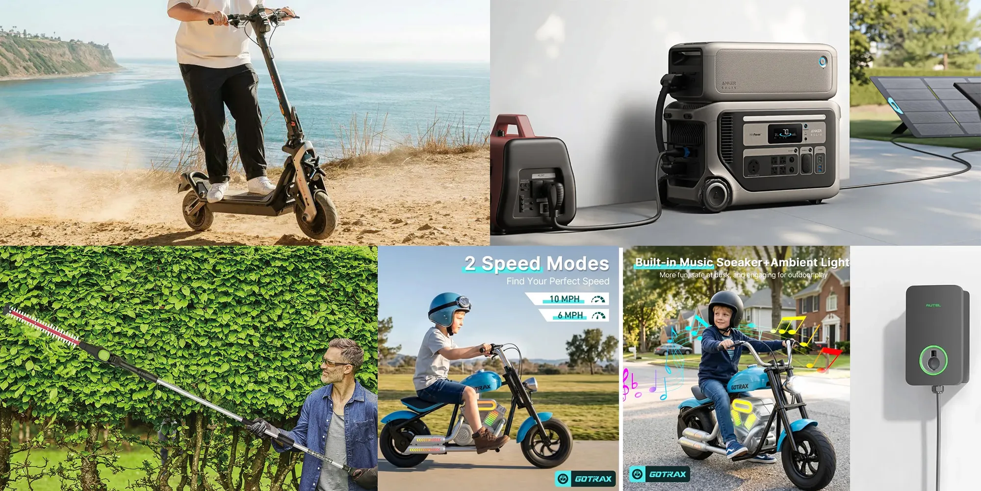 Segway GT3 superscooter $1,400 low, Anker 6,144Wh expanded F3000 power station bundle $2,118, Autel, Greenworks, GoTrax, more