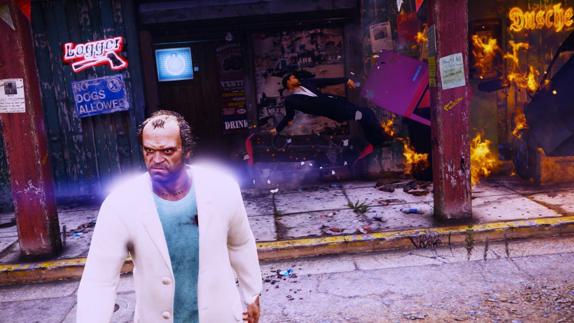 I don't know what Rick and Morty's about but I have turned GTA 5 into its perfect replica