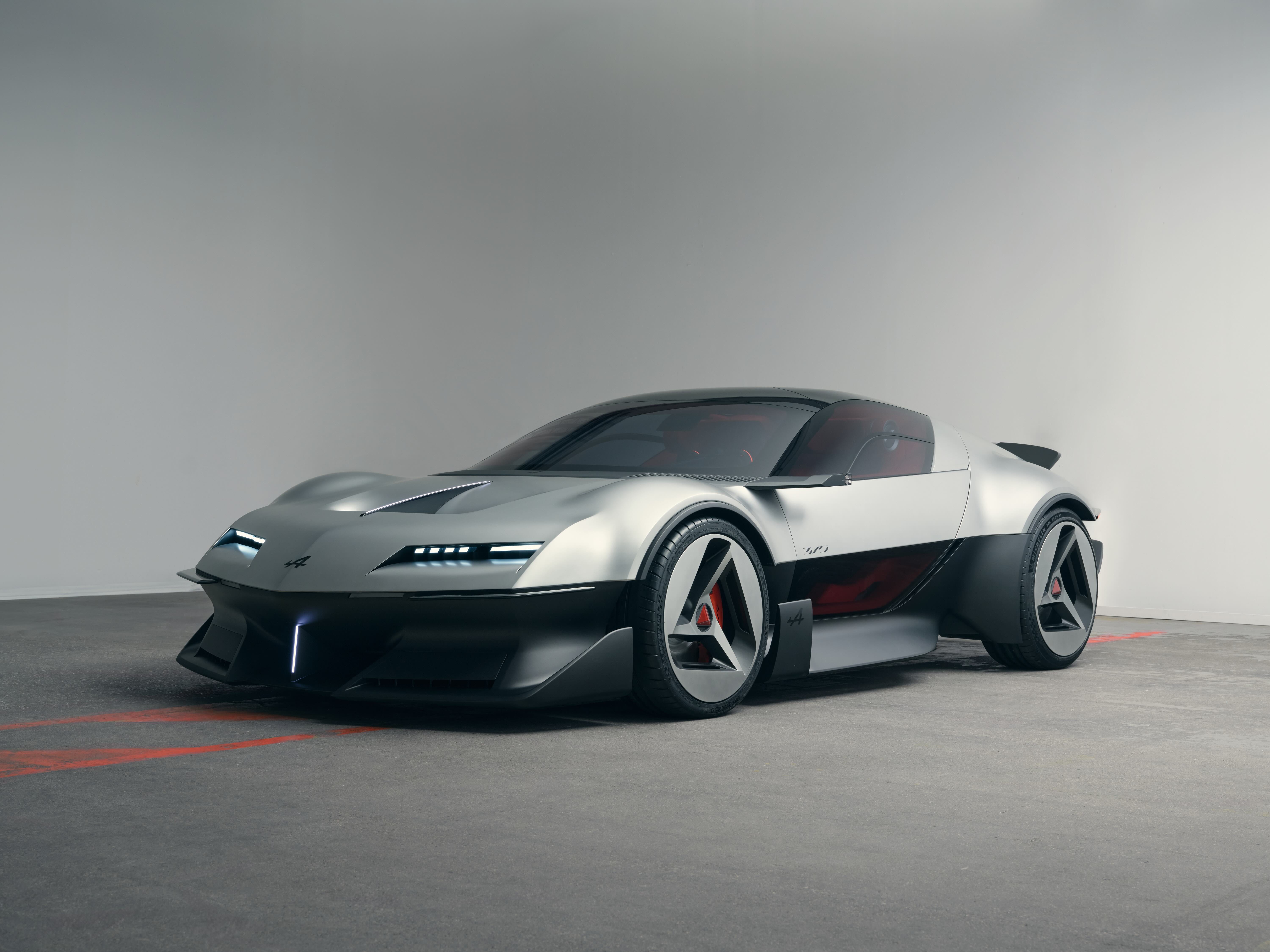 Alpine A310 Vision Concept Revealed with Pop-Down Headlights
