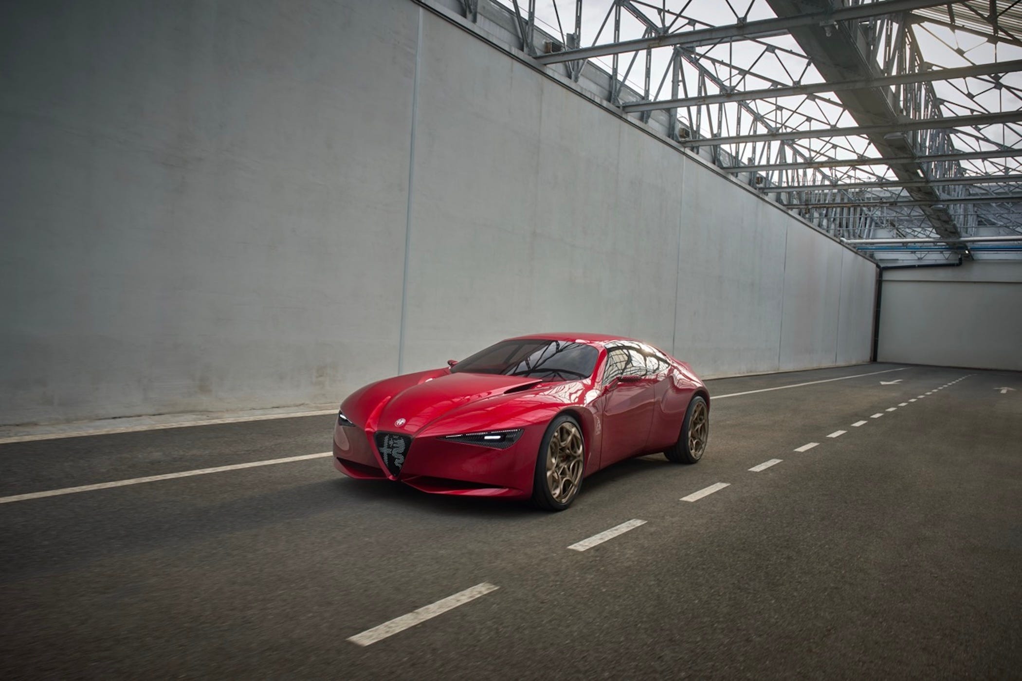 Alfa Romeo’s Hybrid V-6 Cuorerosso Concept Could Preview the New Giulia